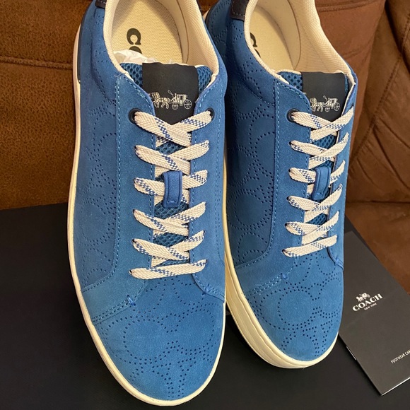 Coach Other - Coach Clip Low Top Sneakers, Cobalt Blue, 10D, 11D